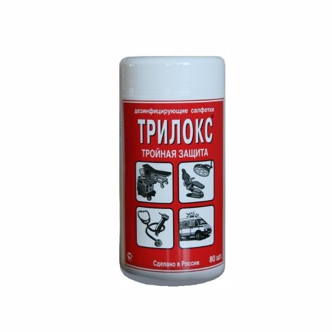 Дезинфицирующие салфетки Трилокс