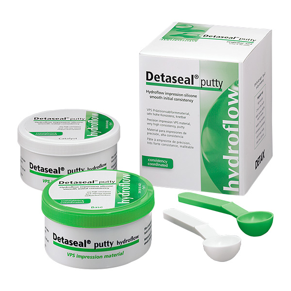 Detaseal hydroflow putty слепочный материал для базового слоя, стандартная упаковка 2х250мл