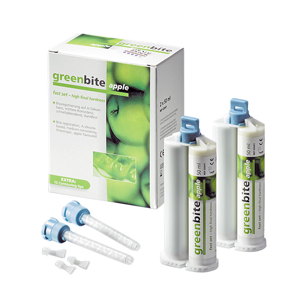 Greenbite apple, материал для регистрации прикуса, набор