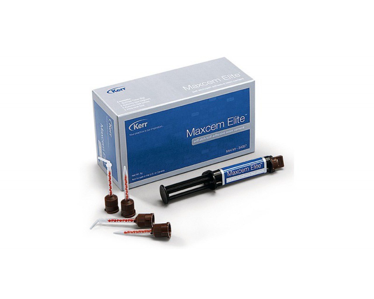 Самопротравливающий композитный цемент Maxcem Elite Mini Kit