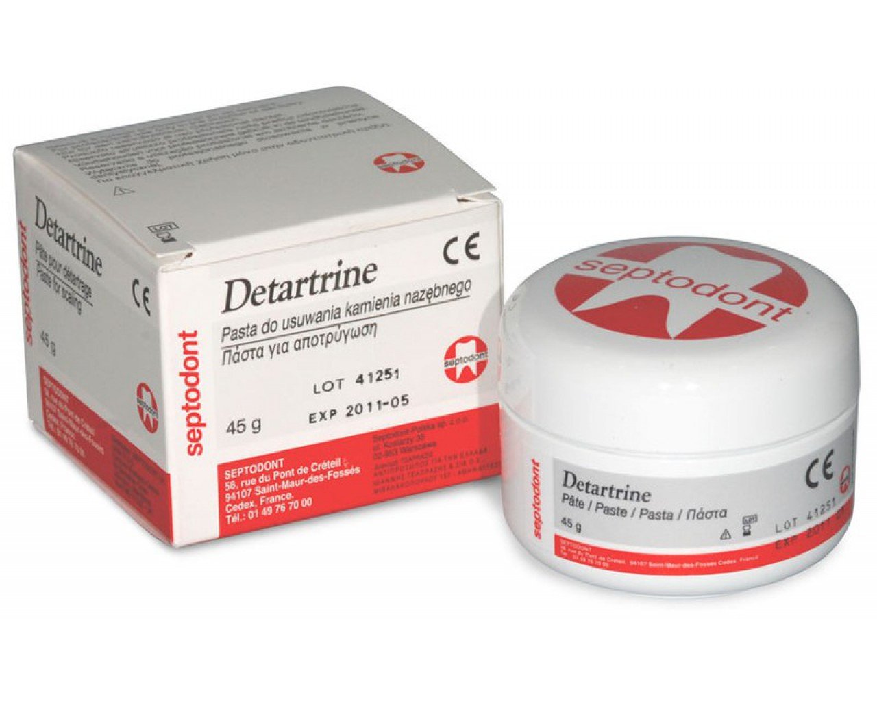 Абразивная паста Detartrine