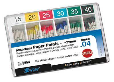 Штифты бумажные paper points